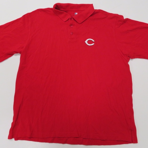 cincinnati reds golf shirt